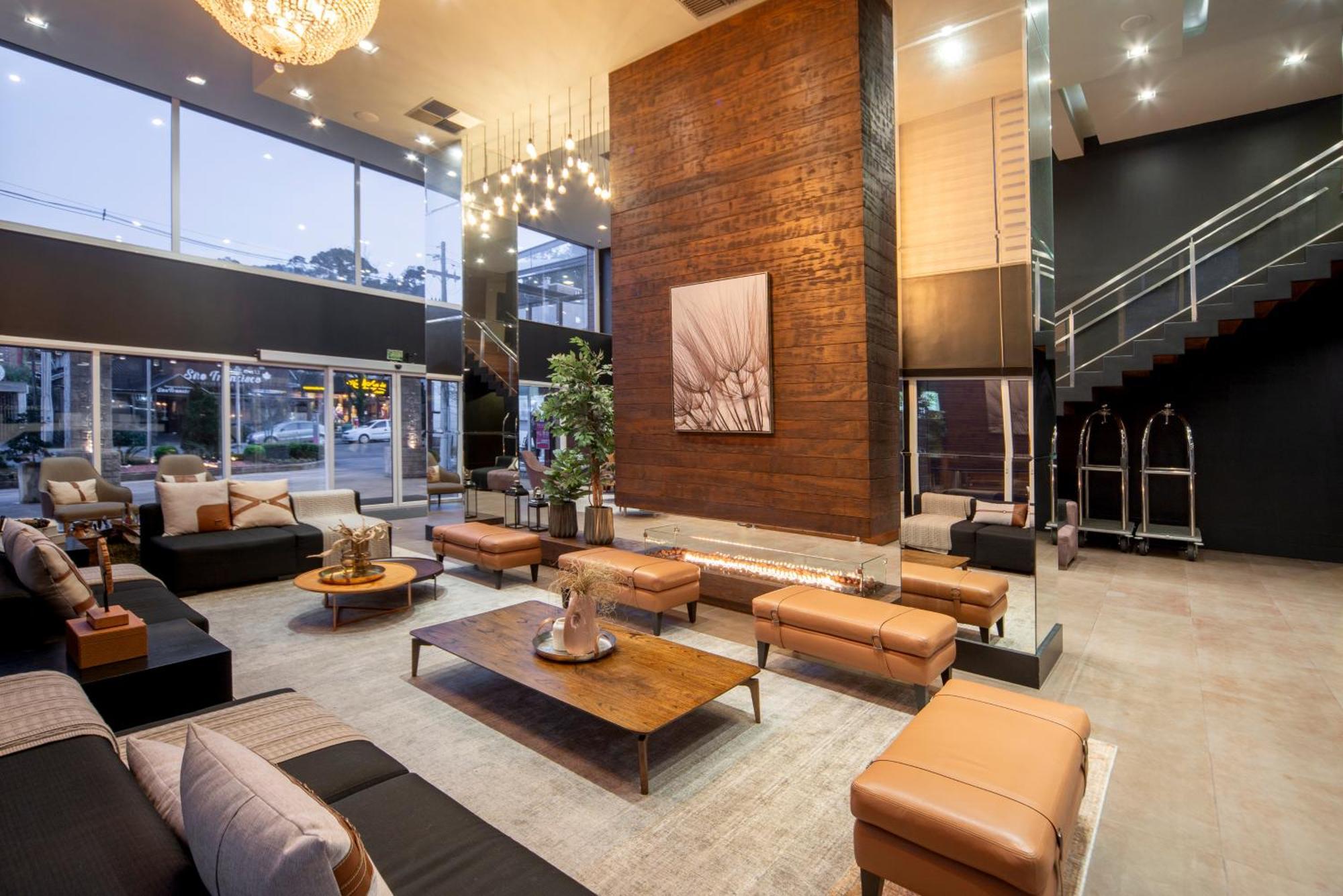 Hotel Laghetto Stilo Borges Gramado Luaran gambar Lobby
